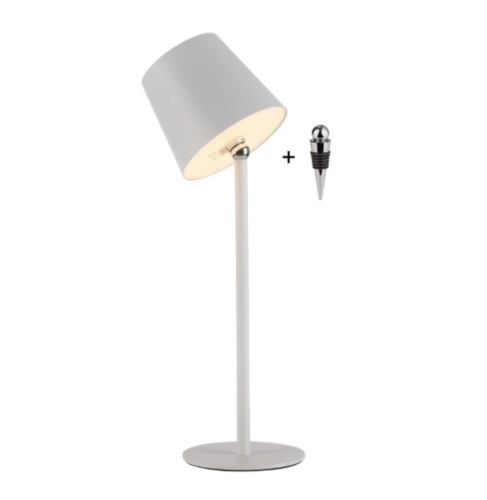 Przejdź do produktu Lampka stołowa BOTERIA biała LED przenośna regulowana IP54