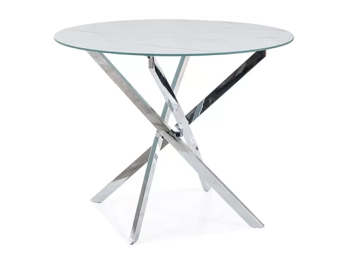 Przejdź do produktu Stół okrągły ceramiczny AGIS chrom