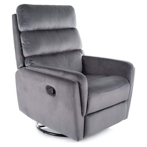 Przejdź do produktu Fotel rozkładany ARGOS velvet szary