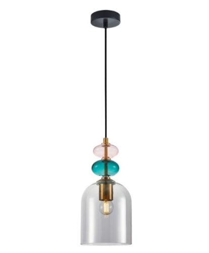 Przejdź do produktu Lampa wisząca Busco 1B klosz dymiony