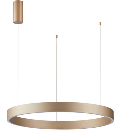 Przejdź do produktu Lampa wisząca złota Brasco Down 60 cm