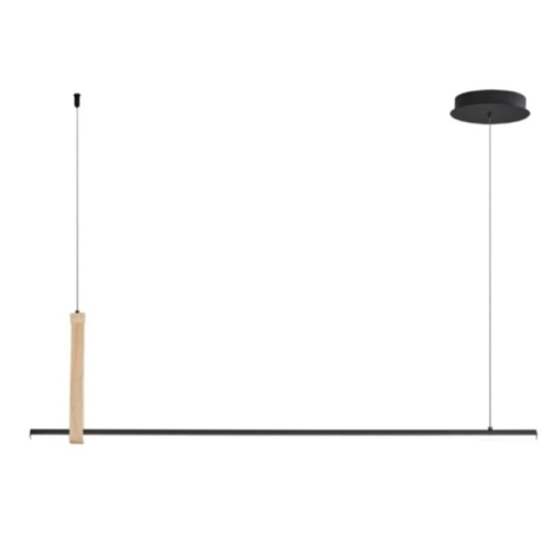 Przejdź do produktu Lampa wisząca czarna WOOD CLAUD