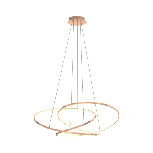 Przejdź do produktu Lampa wisząca CHOLET LED 3000K złota