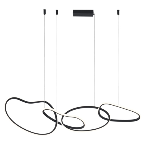 Przejdź do produktu Lampa sufitowa wisząca FONTE LED CCT czarna