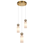 Lampa sufitowa, wisząca SANTOS mosiężna