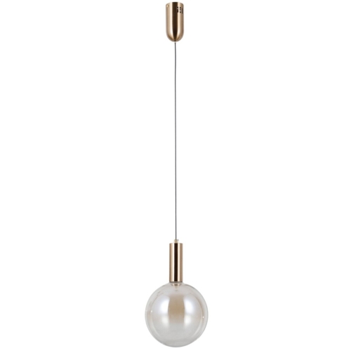 Przejdź do produktu Lampa sufitowa wisząca STRELA M LED złota