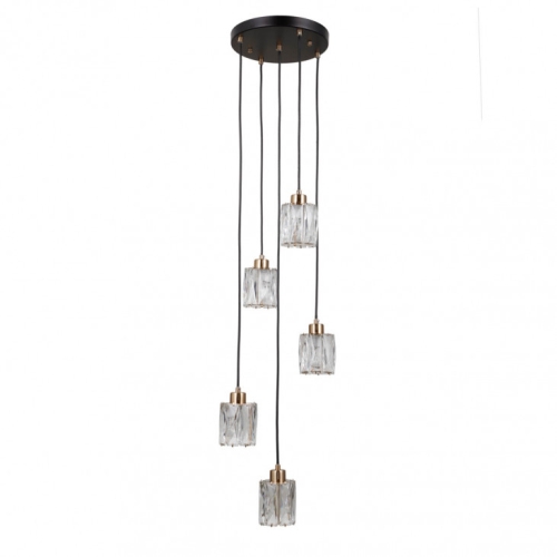 Przejdź do produktu Lampa sufitowa wisząca TORNO czarna