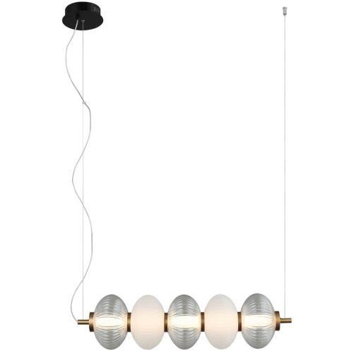 Przejdź do produktu Lampa sufitowa, wisząca TESTA 4 czarna