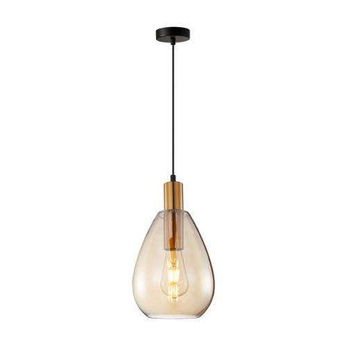 Przejdź do produktu Lampa sufitowa wisząca ZULO 1 bursztynowa