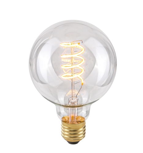 Przejdź do produktu E27 4W 2200K G95 Spiral Clear