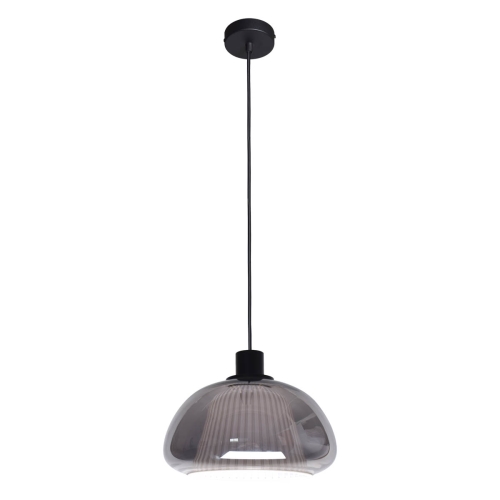 Przejdź do produktu Lampa sufitowa, wisząca APIRO czarna, dymione szkło