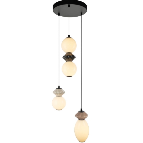 Przejdź do produktu Lampa sufitowa, wisząca BALOS 4 czarna