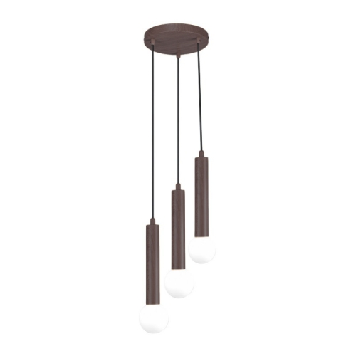 Przejdź do produktu Lampa sufitowa, wisząca FILANO 3 brązowa
