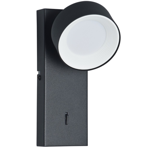 Przejdź do produktu Lampa ścienna, kinkiet FONTEN czarna
