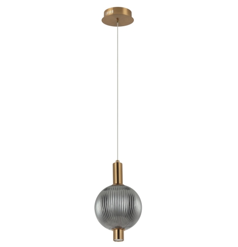 Przejdź do produktu Lampa sufitowa wisząca LENTI czarna, złota