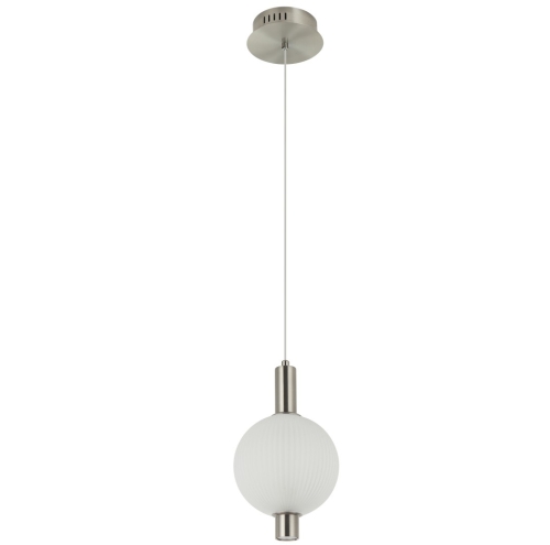 Przejdź do produktu Lampa sufitowa, wisząca LENTI srebrny, biały