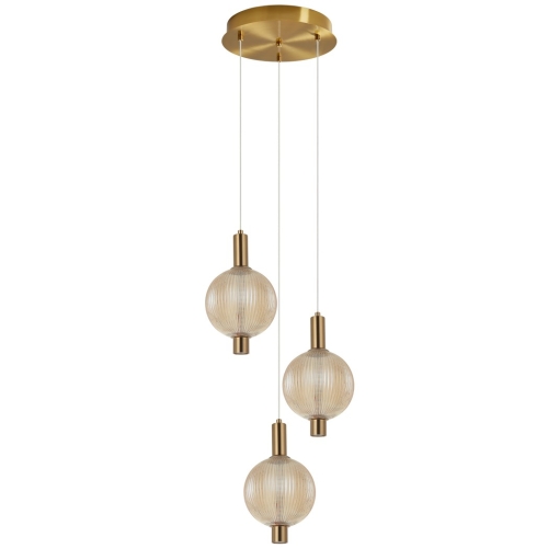 Przejdź do produktu Lampa sufitowa, wisząca LENTI złota