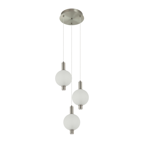 Przejdź do produktu Lampa sufitowa, wisząca LENTI srebrna