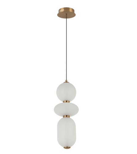 Przejdź do produktu Lampa sufitowa wisząca NICO 3 złota