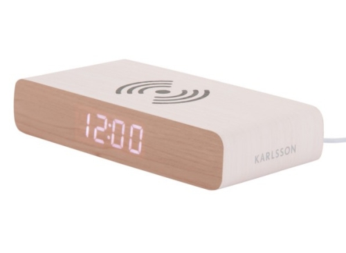Przejdź do produktu Budzik elektroniczny RETRO FLAT biały