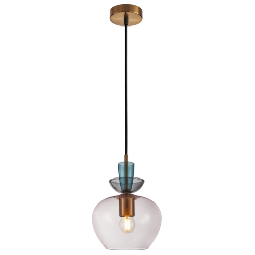 Przejdź do produktu Lampa sufitowa wisząca złota różowa FANDA
