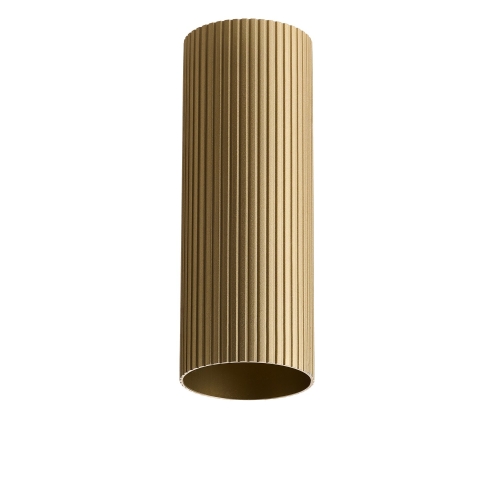 Przejdź do produktu Klosz ryflowany LUCAS RIBBED TUBE 40 złoty