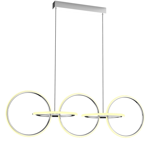 Przejdź do produktu KOS lampa sufitowa wisząca chromowana LED