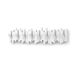Wieszak ścienny STICKS 8 biały