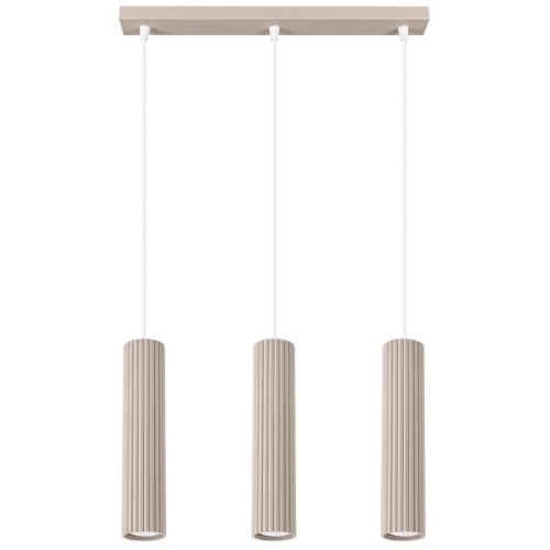 Przejdź do produktu Lampa sufitowa wisząca KARBON 3L taupe