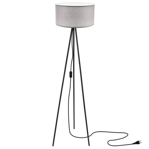 Przejdź do produktu Lampa stojąca podłogowa SHANTI czarna, szara