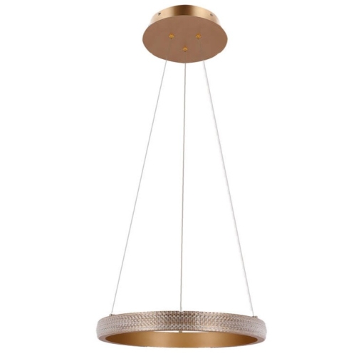 Przejdź do produktu Lampa sufitowa wisząca HASHIM LED złota
