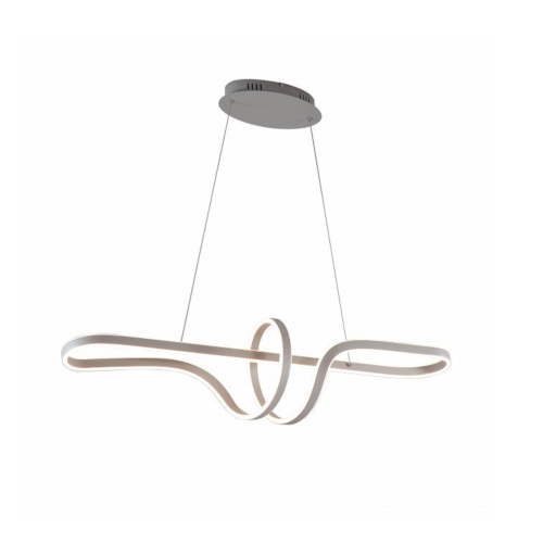 Przejdź do produktu Lampa wisząca LED spiralna podłużna TREVANCE szara