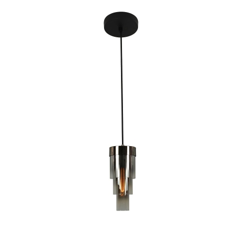 Przejdź do produktu Lampa wisząca GRANS czarny chrom