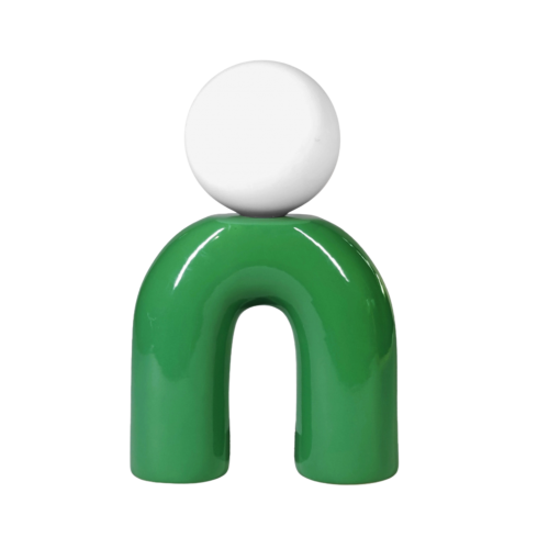 Przejdź do produktu Lampa stołowa POP U ceramiczna zielona
