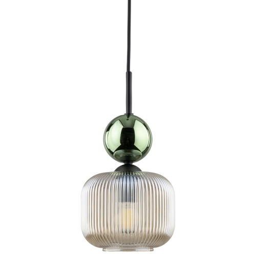 Przejdź do produktu Lampa wisząca SOPHIA zielony, koniak 11144