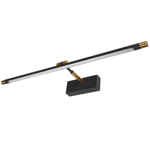 Przejdź do produktu Kinkiet LED GEMINO czarny 56 cm
