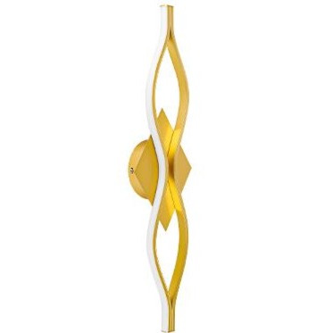 Przejdź do produktu Kinkiet LED BRAMIS złoty 58 cm