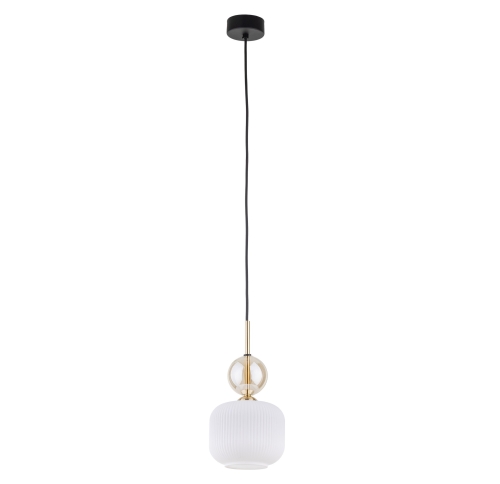 Przejdź do produktu Lampa sufitowa, wisząca SOPHIA COGNAC biała