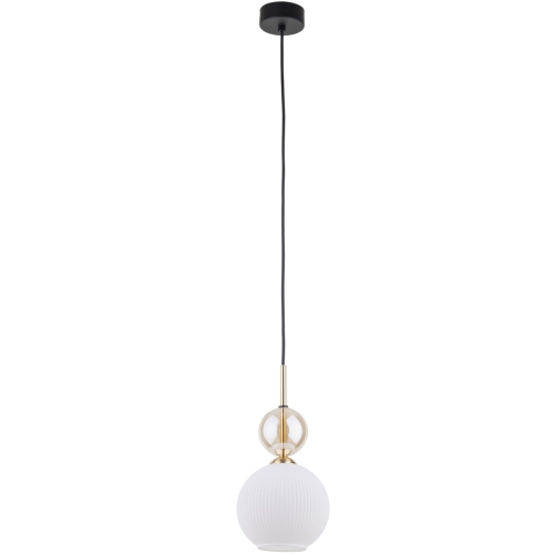 Przejdź do produktu Lampa sufitowa, wisząca SOPHIA COGNAC biała