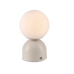 Lampa stołowa RUDI beżowa