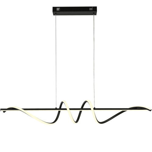 Przejdź do produktu Lampa sufitowa wisząca LED BASTELO czarna