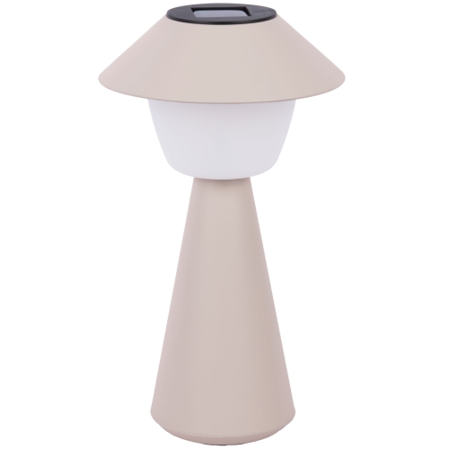 Przejdź do produktu Lampa stołowa LED solarna MARIONETA szara