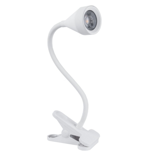 Przejdź do produktu Lampka biurkowa z klipsem DAO LED B biała