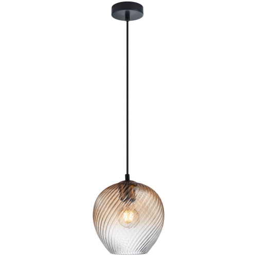 Przejdź do produktu Lampa sufitowa wisząca ALIAS bursztynowa czarna