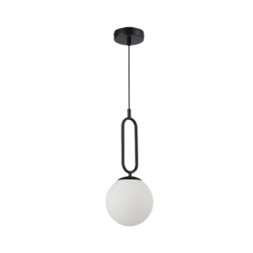 Przejdź do produktu BALI DEKOR czarna lampa wisząca białe kule 9787
