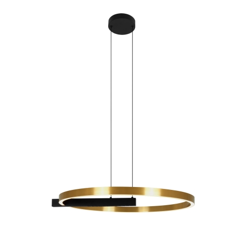 Przejdź do produktu Lampa wisząca ledowa METIS złota K-8233