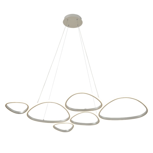 Przejdź do produktu Lampa sufitowa, wisząca HURON beżowa