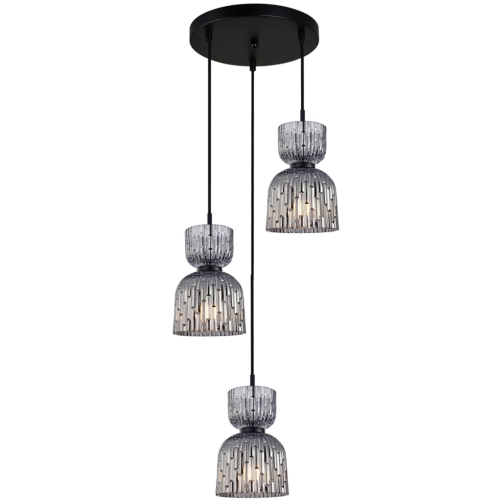 Przejdź do produktu Lampa sufitowa wisząca BALME 3-punktowa dymiona