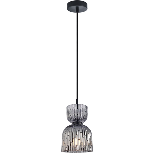 Przejdź do produktu Lampa sufitowa wisząca BALME szklana dymiona