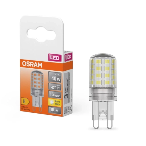 Przejdź do produktu Żarówka G9 4,2 W 2700 K 470lm
